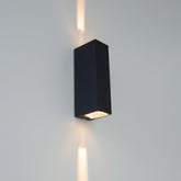 G.W.S. LED LED Wall Lights Warm White (3000K) 6W Black Up and Down LED Wall Light (WL-D)