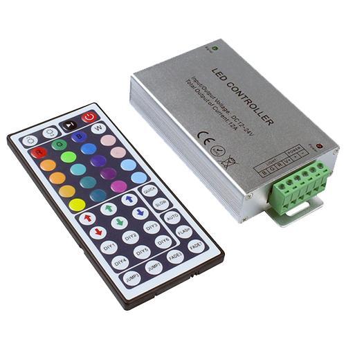 G.W.S LED Wholesale 12A 44 Key RGB LED Strip Controller
