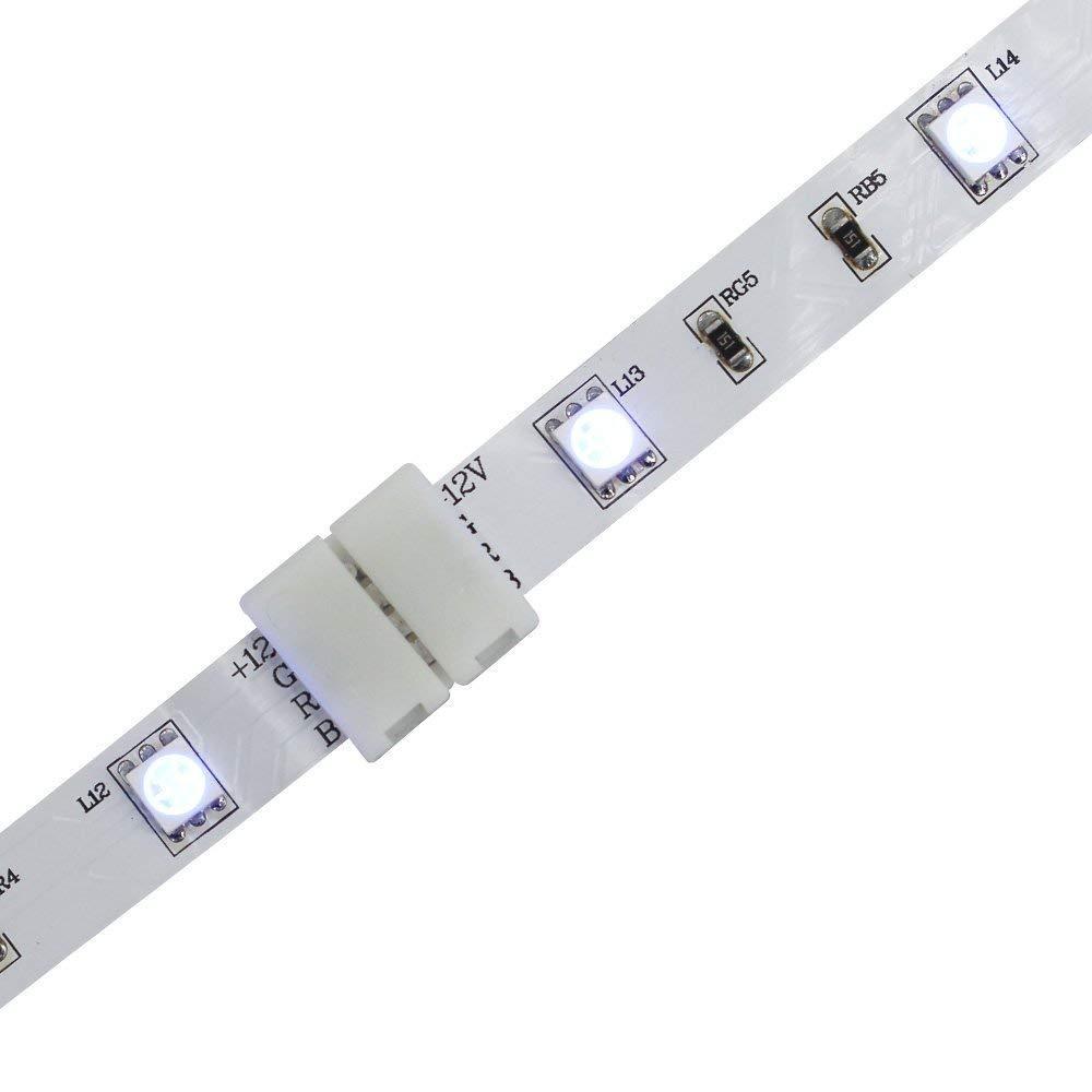 G.W.S LED Wholesale 4 Pin LED RGB Strip Light Straight Connector
