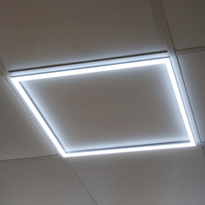G.W.S LED Wholesale 595x595mm LED Panel Lights Cool White (6000K) 595x595mm 42W LED Panel Frame Border Edge Light