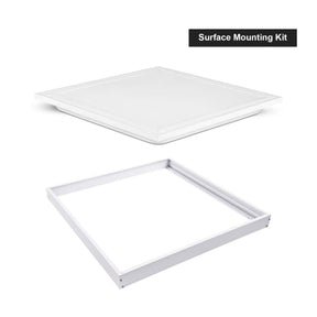G.W.S LED Wholesale 595x595mm LED Panel Lights Surface Mounted (With Mounting Frame Kit) / Neutral White (4000K) / No 595x595mm 42W White Frame LED Panel Light