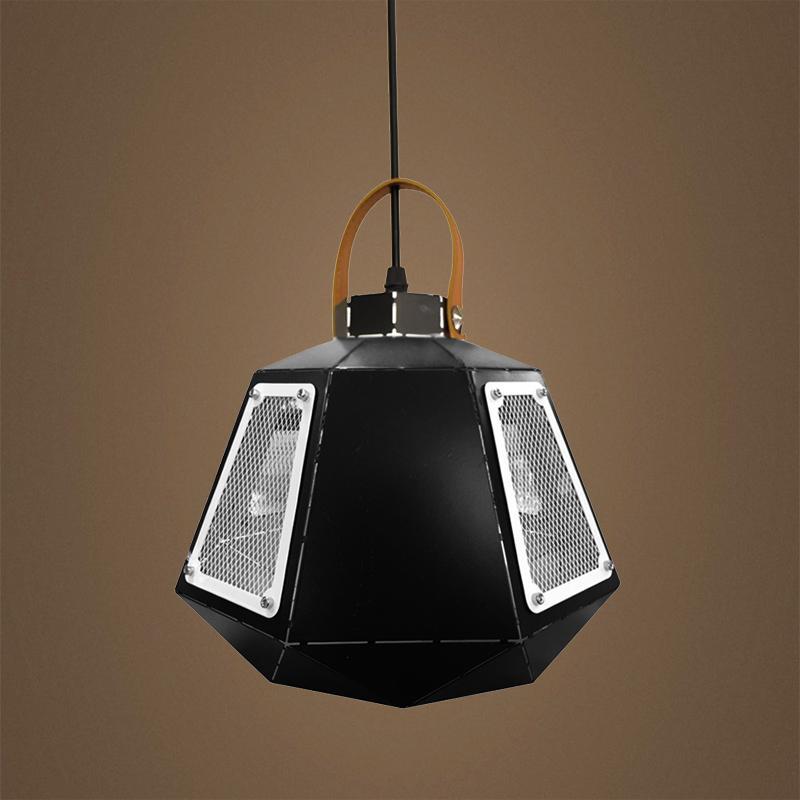 G.W.S LED Wholesale Black & White Cage (PD-BX) Pendant Ceiling Light