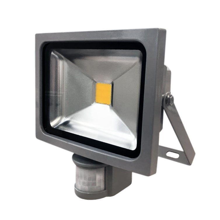 G.W.S LED Wholesale Classic LED Floodlight Classic Grey Casing LED Flood Light With PIR Motion Sensor