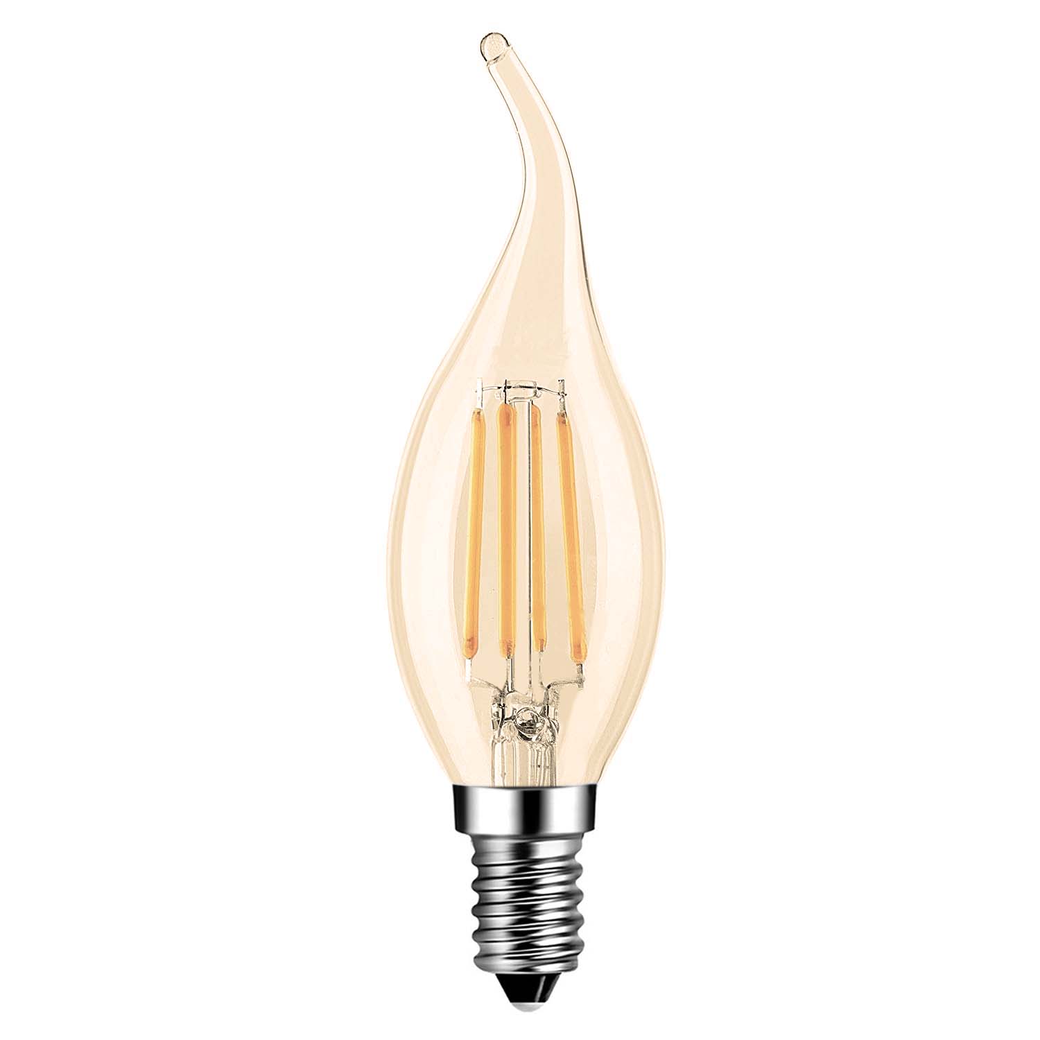 C35 Vintage Dimmable E14 Filament Flame Tip Candle Light
