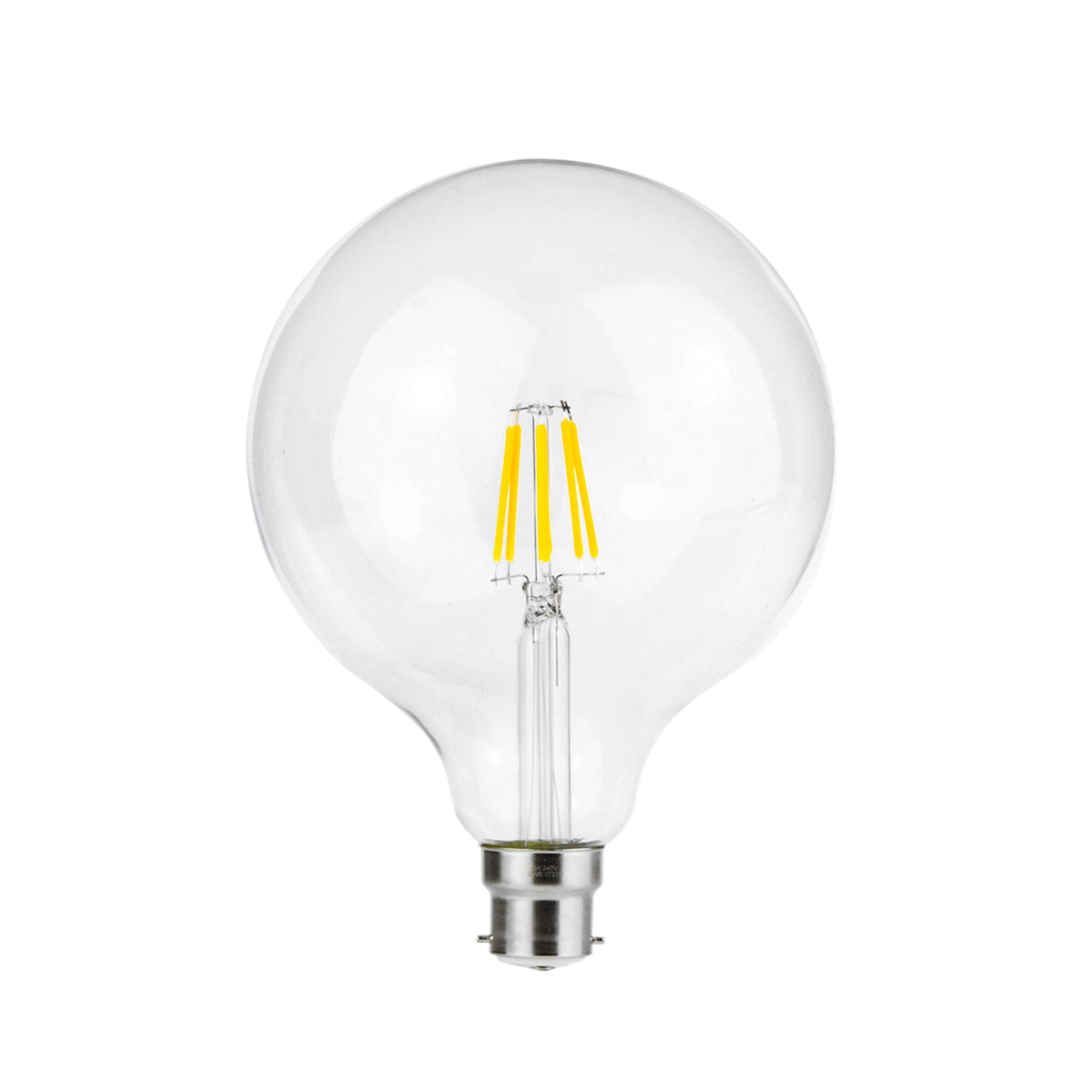 G.W.S LED Wholesale Filament LED Bulbs G125 Vintage Style Dimmable B22 8W LED Filament Globe Light Bulb