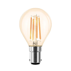 G.W.S LED Wholesale Filament LED Bulbs Globe (Amber) / B15 / Warm White (2700K) G45 Vintage Style Dimmable B15 4W LED Filament Globe Light Bulb