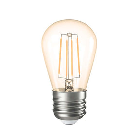 G.W.S LED Wholesale Filament LED Bulbs Pear (Amber) / E27 / Warm White (2700K) S14 Vintage Style Dimmable E27 4W LED Filament Pear Light Bulb