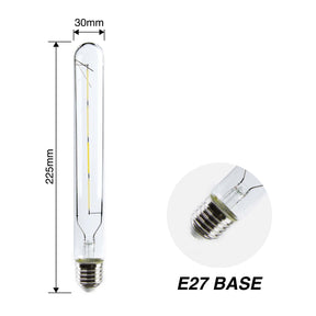 G.W.S LED Wholesale Filament LED Bulbs T30-225 Vintage Style Dimmable E27 4W LED Filament Tubular Light Bulb