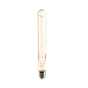 G.W.S LED Wholesale Filament LED Bulbs Tubular (Amber) / E27 / Warm White (2700K) T30-225 Vintage Style Dimmable E27 4W LED Filament Tubular Light Bulb