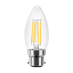 G.W.S. LED Wholesale Filament LED Bulbs Vintage Style Dimmable B22 6W LED Filament Candle Light Bulb
