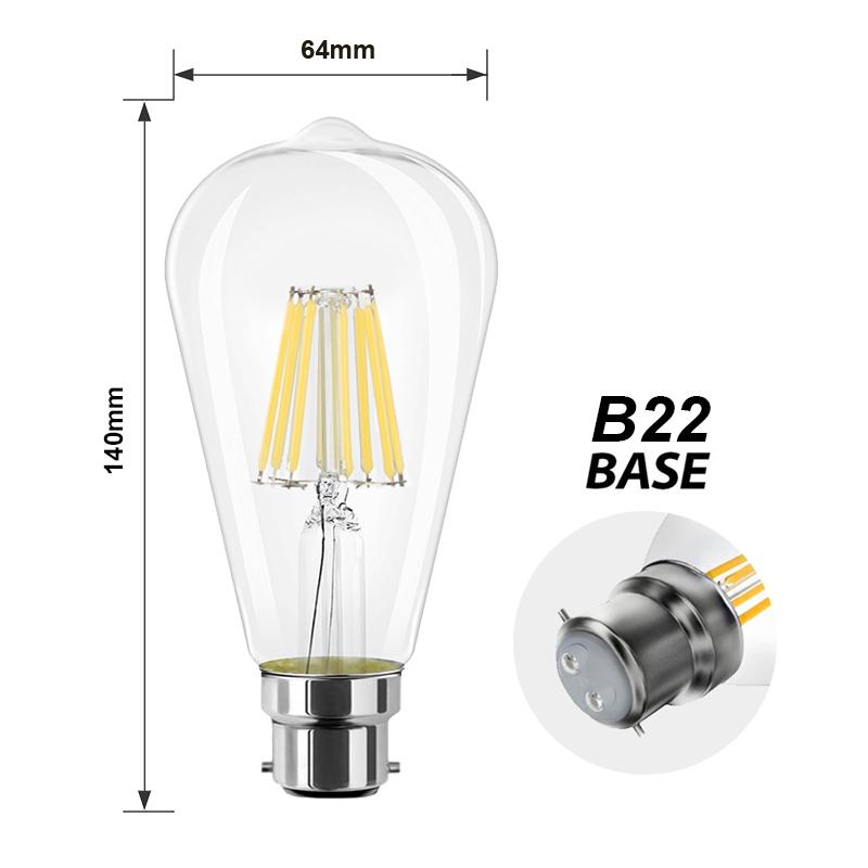 Arthur 4 watt es st64 led retro dimmable decorative bulb discount