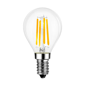 G.W.S LED Wholesale Filament LED Bulbs Vintage Style Dimmable E14 4W LED Filament Globe Light Bulb