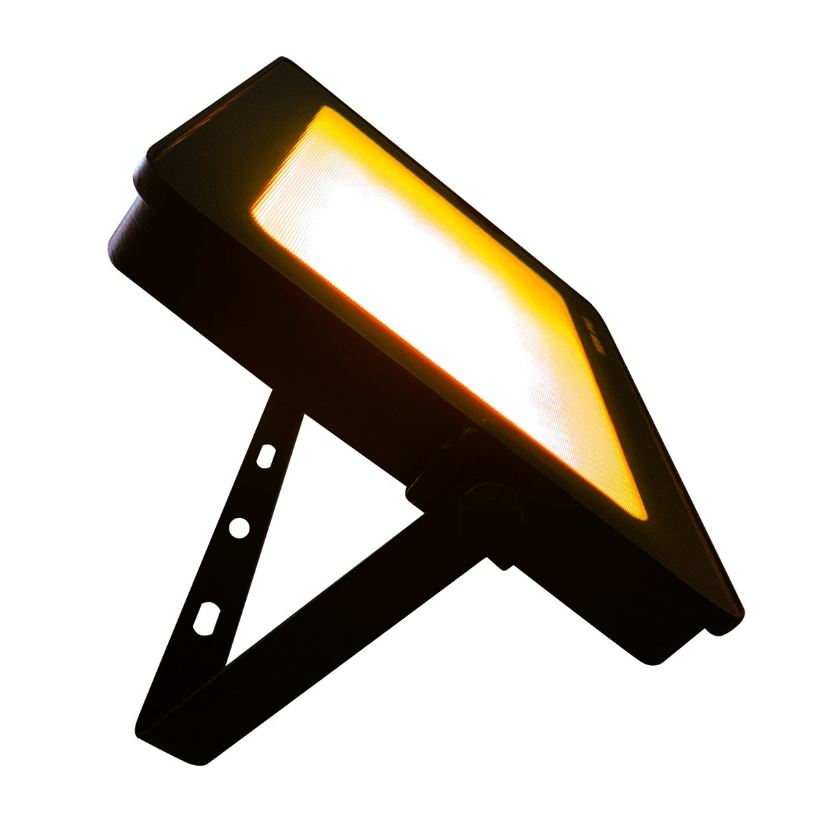 G.W.S LED Wholesale Infinity LED Floodlight Infinity Black Casing Amber Colour LED Flood Light