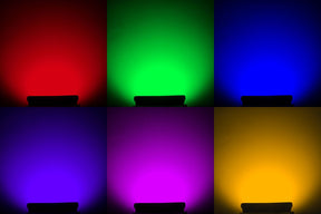 G.W.S LED Wholesale Infinity LED Floodlight Infinity Black Casing LED Colour Changing RGB Flood Light