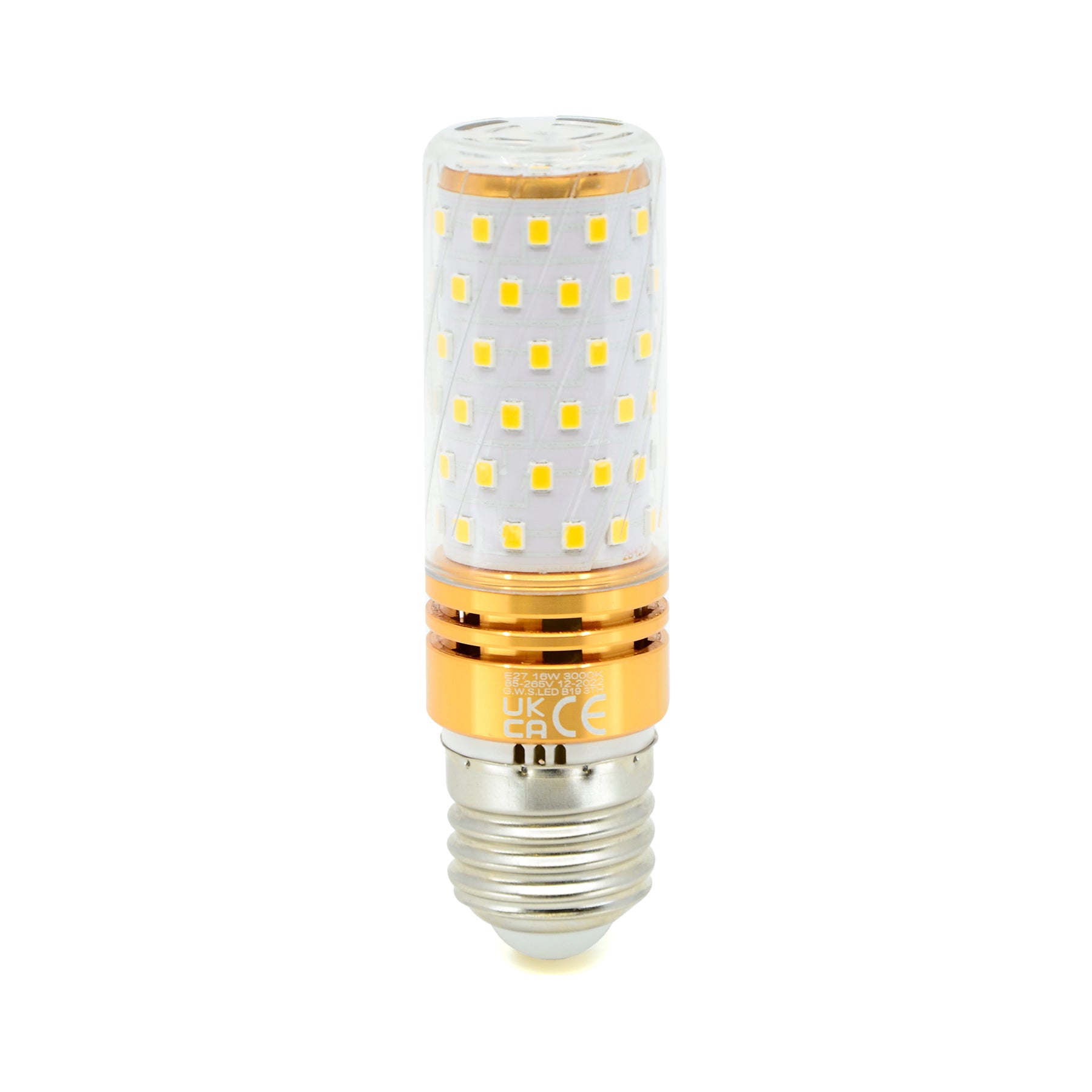 G.W.S LED Wholesale LED Bulbs 16W / Warm White (3000K) / 1 E27 Edison Screw LED Corn Bulb
