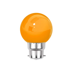 G.W.S LED Wholesale LED Bulbs B22 / Orange / 5 3W B22 Bayonet LED Coloured Light Bulb Orange