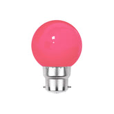 G.W.S LED Wholesale LED Bulbs B22 / Pink / 5 3W B22 Bayonet LED Coloured Light Bulb Pink