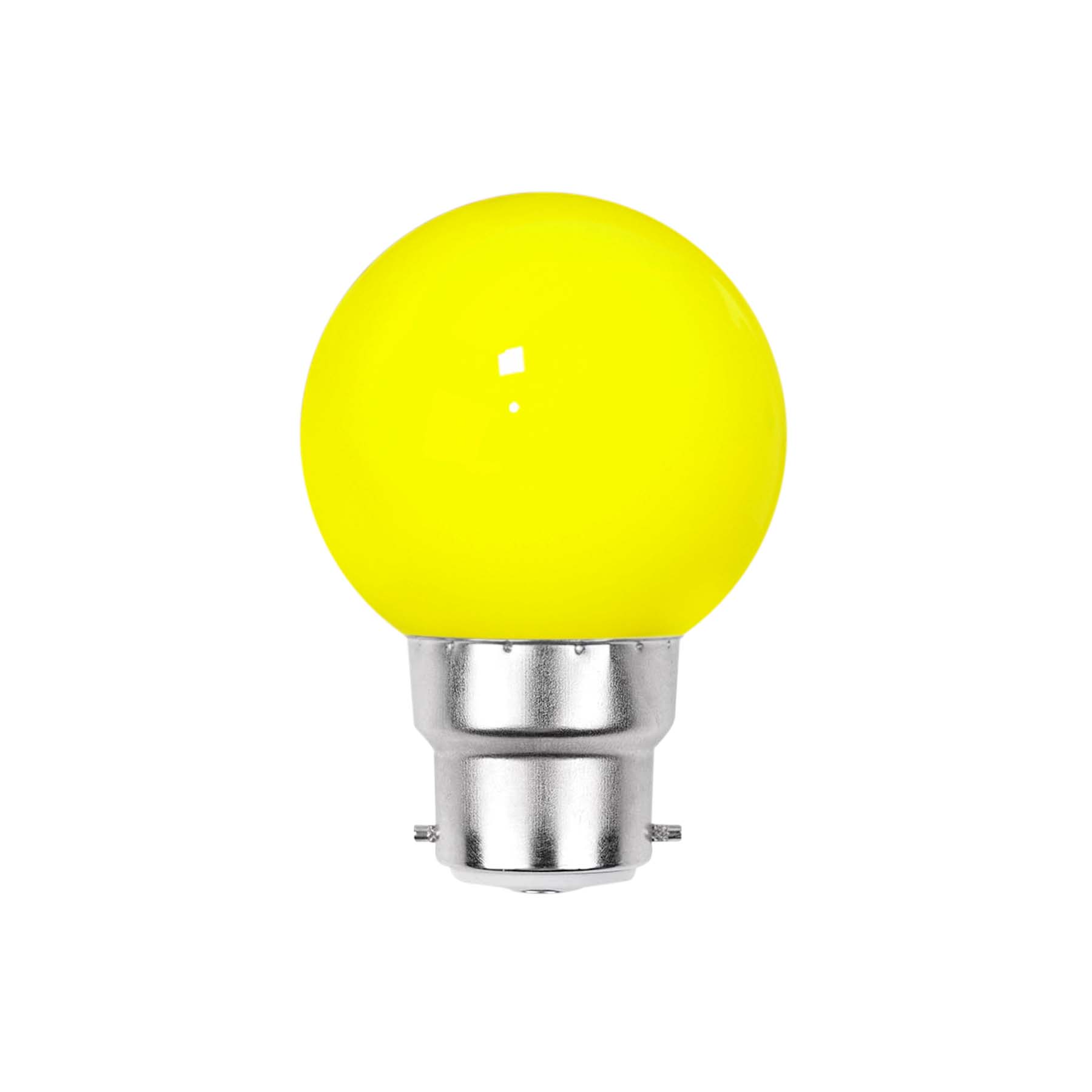 G.W.S LED Wholesale LED Bulbs B22 / Yellow / 5 3W B22 Bayonet LED Coloured Light Bulb Yellow