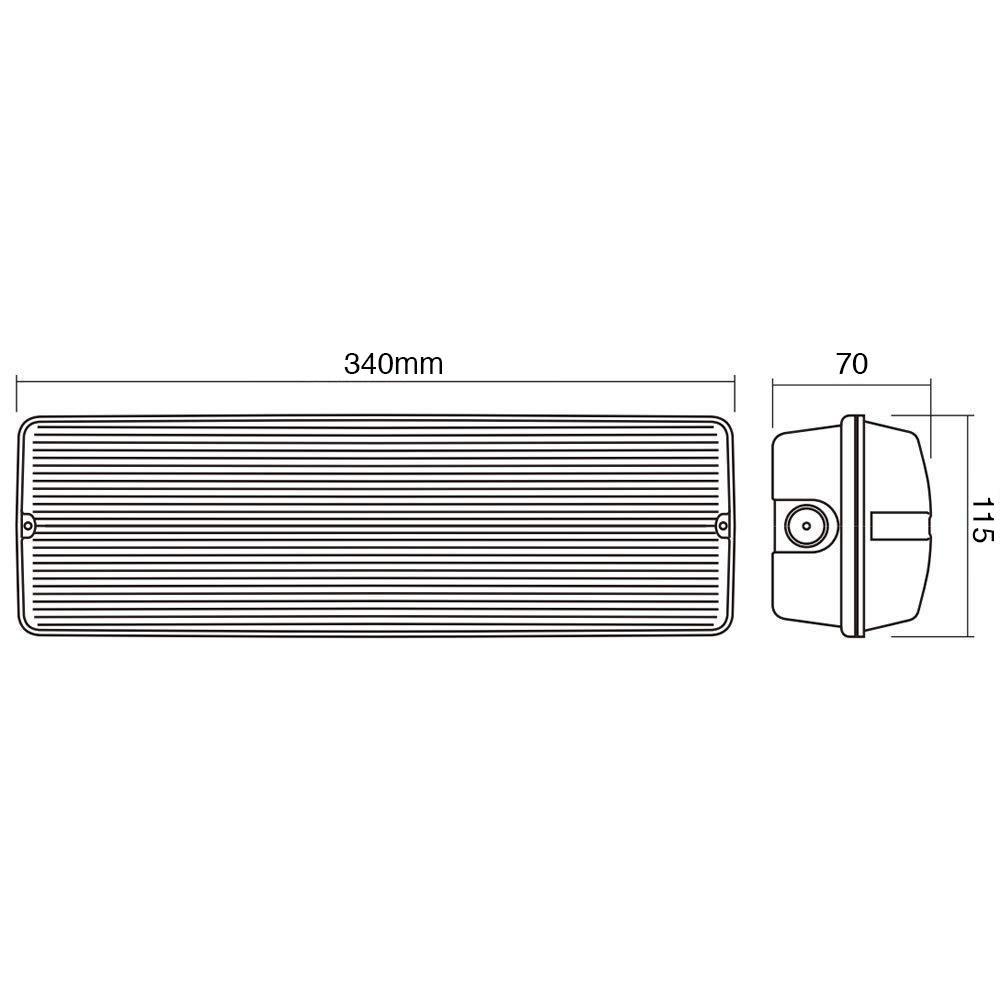 G.W.S LED Wholesale LED Emergency Bulkhead