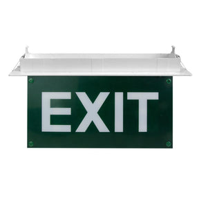 G.W.S LED Wholesale LED Emergency Lights Recessed Mounted Kit LED Emergency Exit Light - Exit Sign