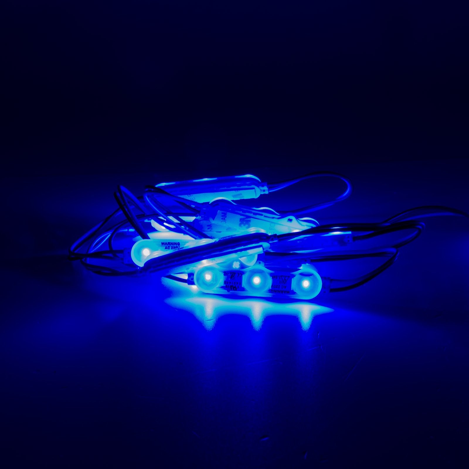 12V 1.2W 3-LED MODULE BLUE - 160 DEGREES - LEDs 4 Life