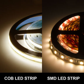 G.W.S LED Wholesale LED Strip Lights 24V IP20 5 Meters COB LED Strip Light 384 LEDs/M