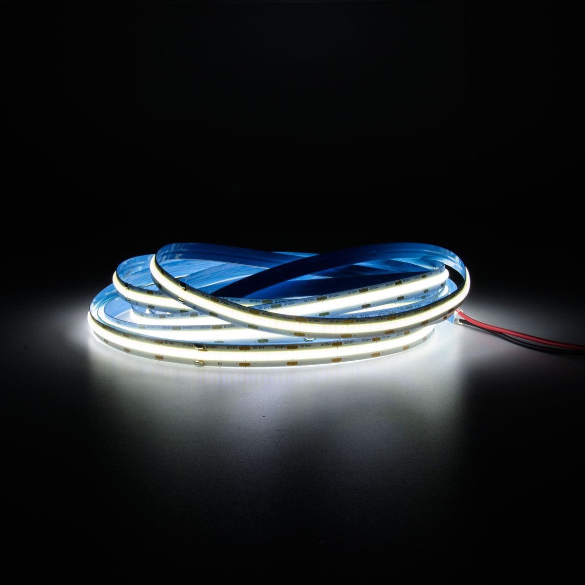 G.W.S LED Wholesale LED Strip Lights IP20 (Non-Waterproof) / Day White (6000K) / Strip Only 12V IP20 5 Meters COB LED Strip Light 384 LEDs/M
