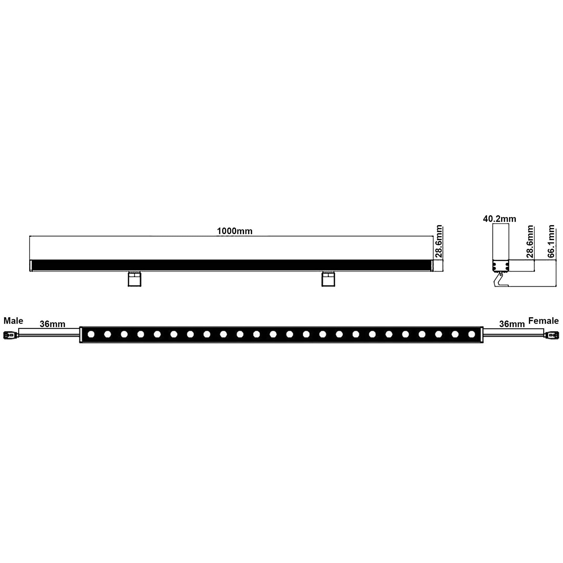 G.W.S LED Wholesale LED Wall Washer 24V 36W LED Wall Washer