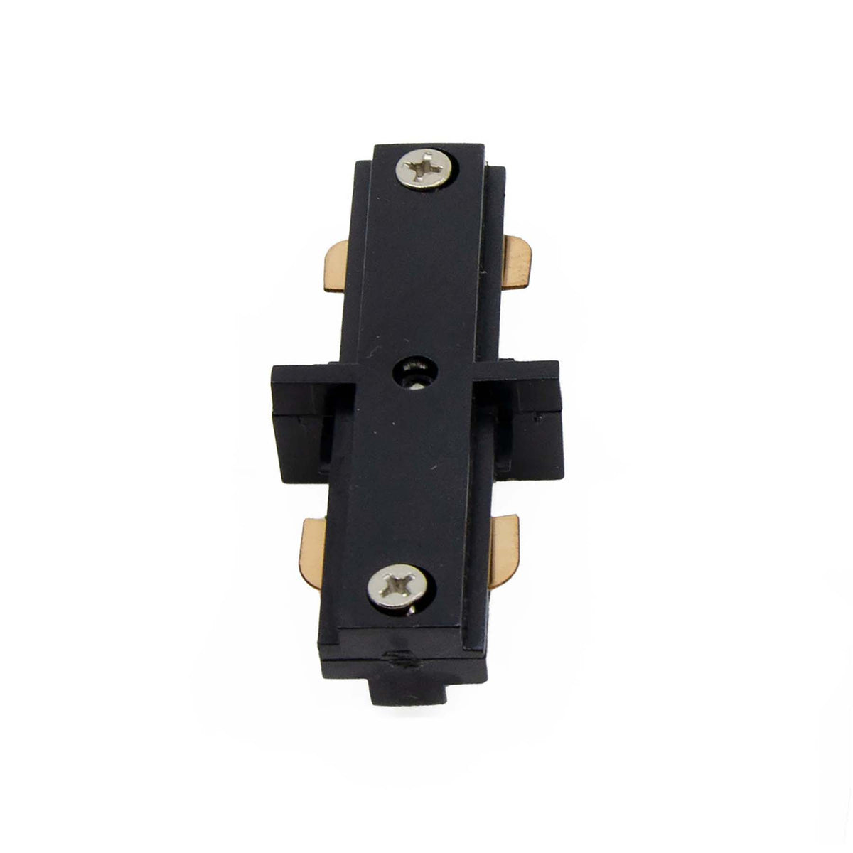 G.W.S LED Wholesale Ltd. 1 Circuit / Black Straight Connector For LED Track Light