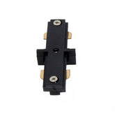 G.W.S LED Wholesale Ltd. 1 Circuit / Black Straight Connector For LED Track Light