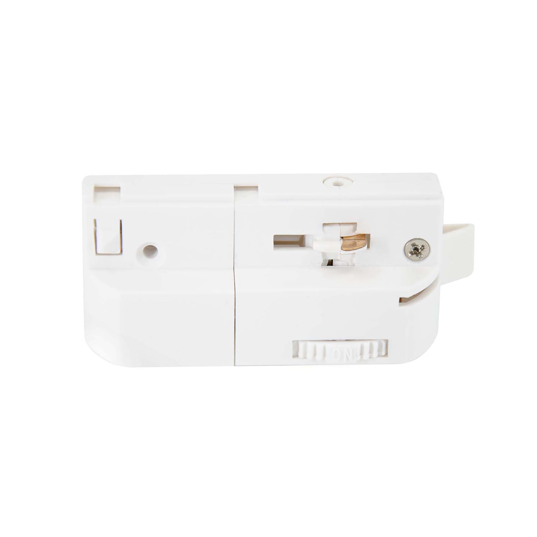 G.W.S LED Wholesale Ltd. 1 Circuit / White 1 Circuit LED Track Adaptor (304)
