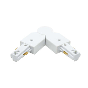 G.W.S LED Wholesale Ltd. 1 Circuit / White Hard Flex Connector For LED Track Light
