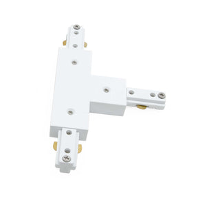 G.W.S LED Wholesale Ltd. 1 Circuit / White T Shape Connector For LED Track Light