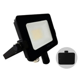 G.W.S LED Wholesale Ltd. Infinity LED Floodlight 10W / Tricolour (3000K+4000K+6000K) / Dusk Till Dawn Infinity Black Casing Tri-Colour LED Flood Light With Dusk Till Dawn Sensor