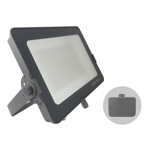 G.W.S LED Wholesale Ltd. Infinity LED Floodlight 150W / Tricolour (3000K+4000K+6000K) / Dusk Till Dawn Infinity Grey Casing Tri-Colour LED Flood Light With Dusk Till Dawn Sensor