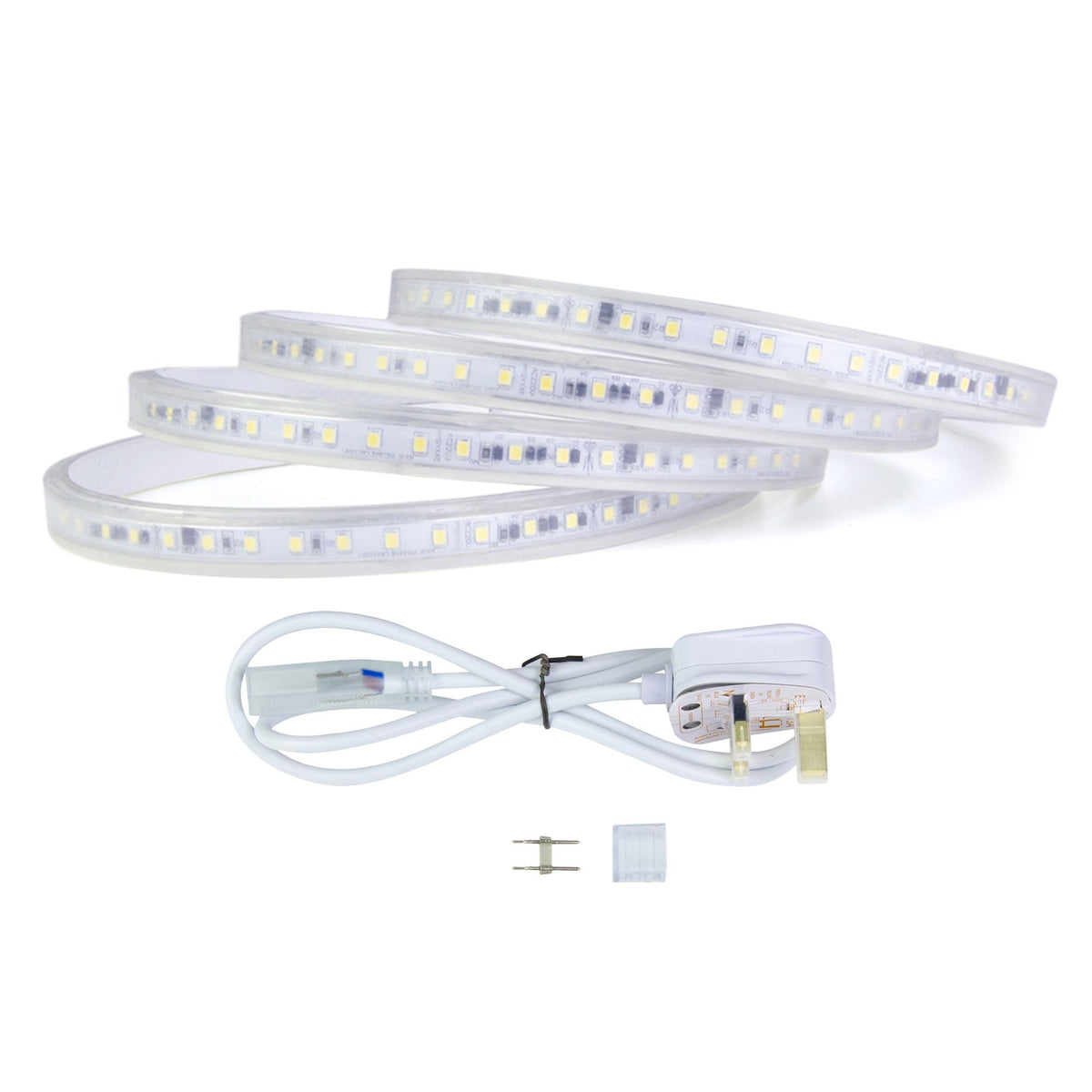 G.W.S LED Wholesale Ltd. LED Strip Lights 1M Warm White Strip With Plug Set / IP65 (Weatherproof) 220V IP65 2835 LED Strip Light