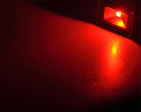 G.W.S LED Wholesale Ltd. Slim LED Floodlights 20W / Red Slim Black Casing Coloured LED Flood Light