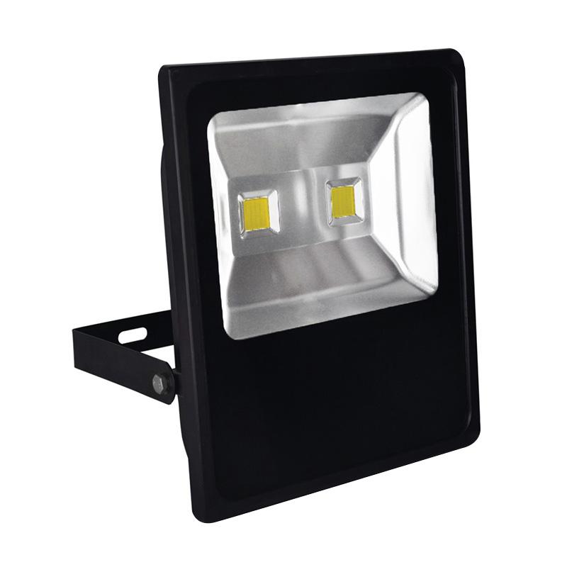 G.W.S LED Wholesale Ltd. Slim LED Floodlights 80W / Warm White (3500K) Slim Black Casing LED Flood Light