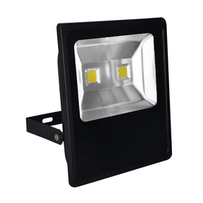 G.W.S LED Wholesale Ltd. Slim LED Floodlights 80W / Warm White (3500K) Slim Black Casing LED Flood Light, Buy 1 Get 1 Free