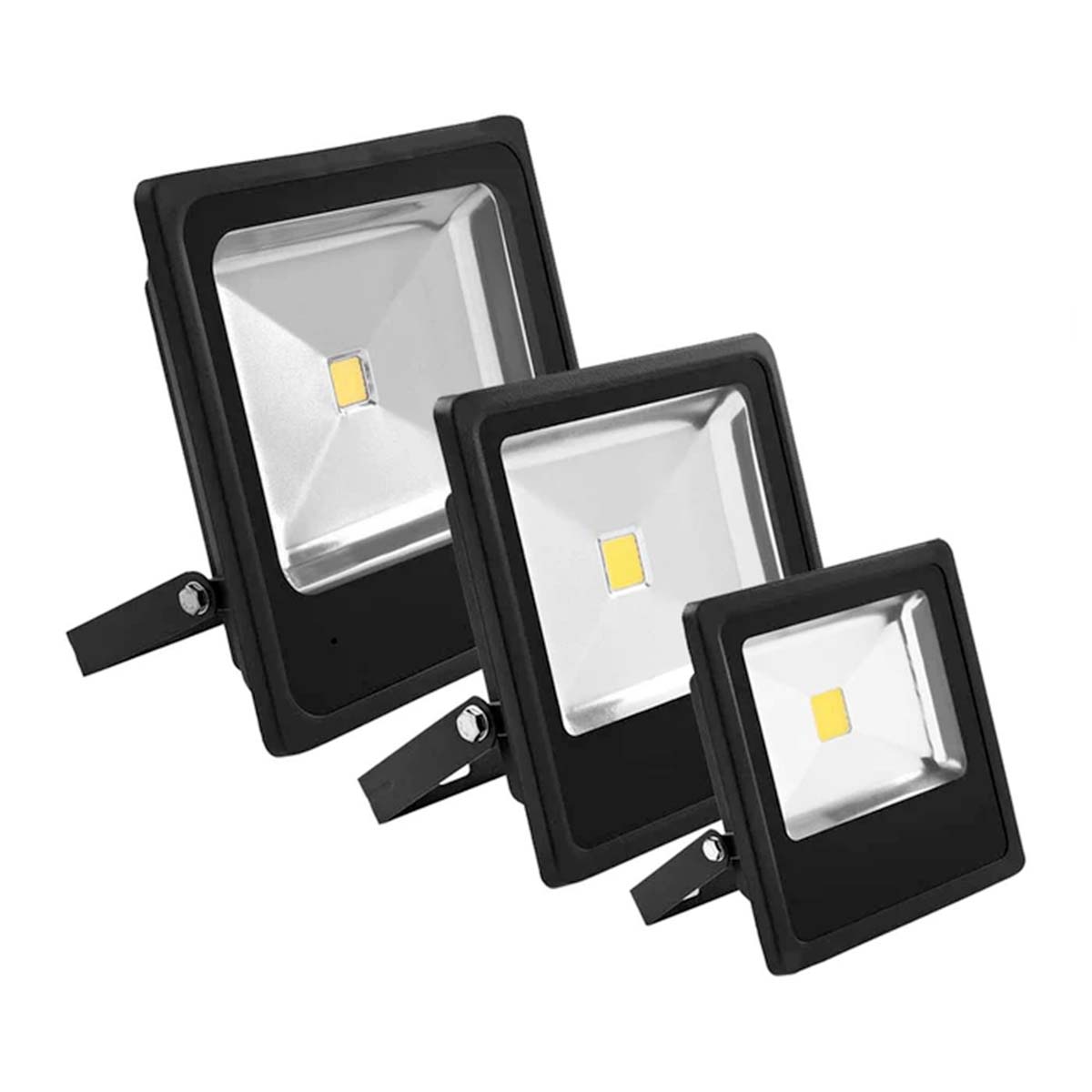 G.W.S LED Wholesale Ltd. Slim LED Floodlights Slim Black Casing LED Flood Light, Buy 1 Get 1 Free