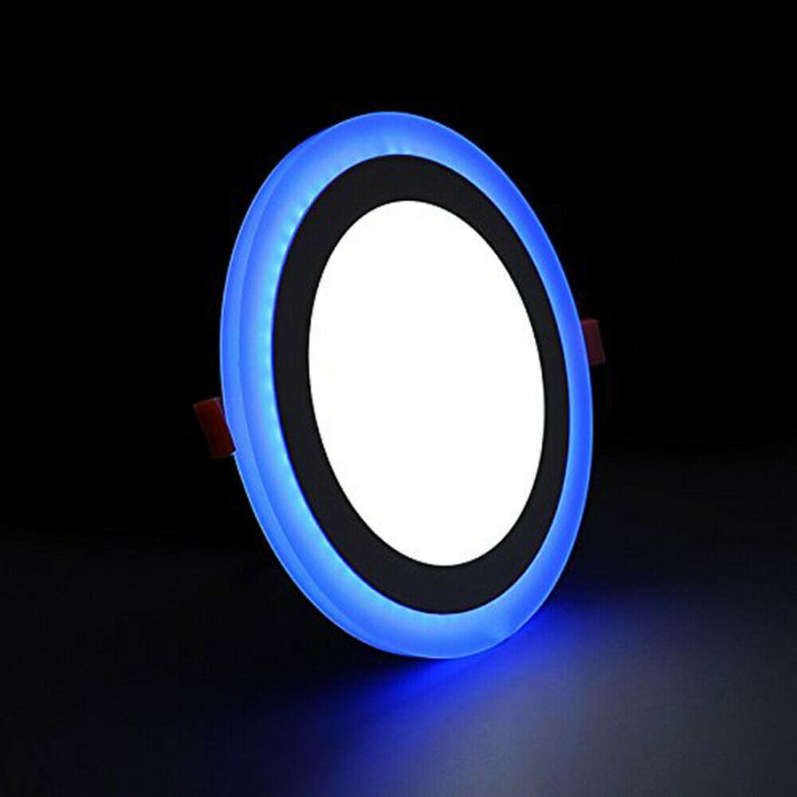 Blue Rectangular Led Recessed Round Blue Edge Lit LED Panel Light