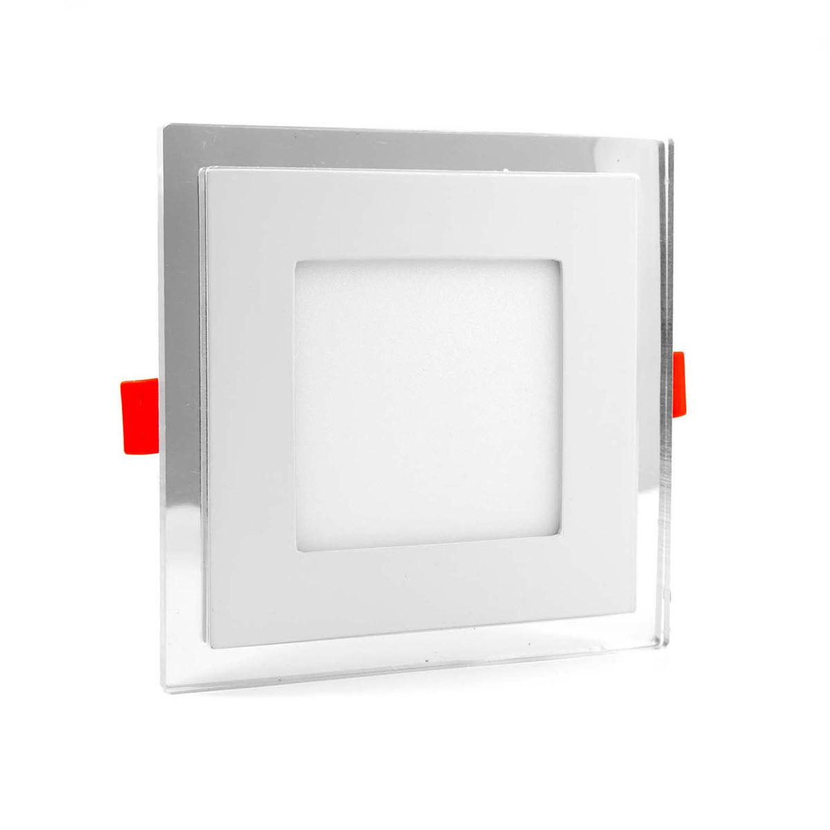 G.W.S LED Wholesale Recessed LED Panel Lights Recessed Square Chrome Mirror Blue Edge Lit LED Panel Light