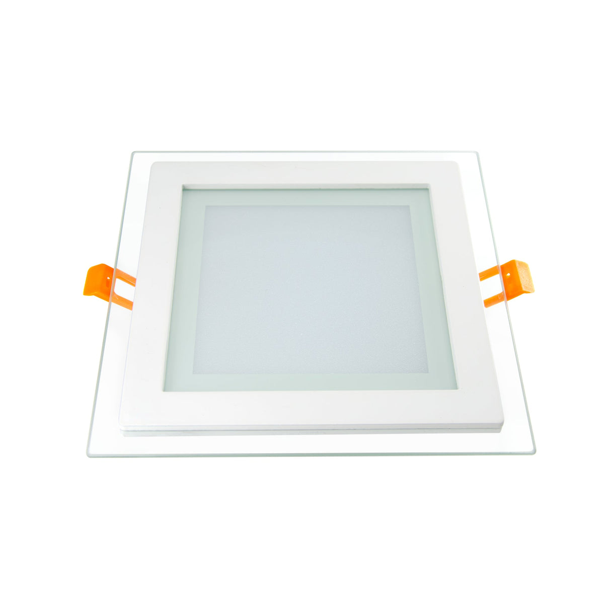 G.W.S LED Wholesale Recessed LED Panel Lights Recessed Square Crystal Glass Edge LED Panel Light