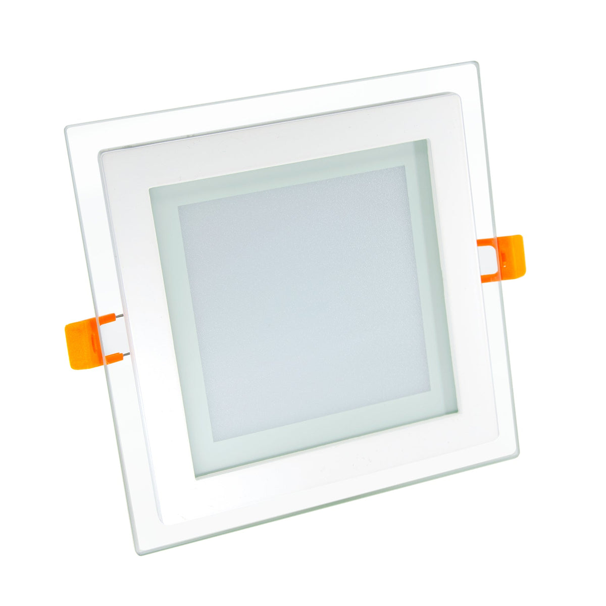 G.W.S LED Wholesale Recessed LED Panel Lights Recessed Square Crystal Glass Edge LED Panel Light