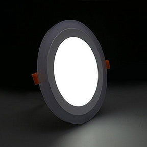 G.W.S LED Wholesale Recessed Round Blue Edge Lit LED Panel Light