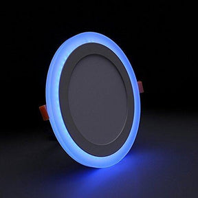 G.W.S LED Wholesale Recessed Round Blue Edge Lit LED Panel Light