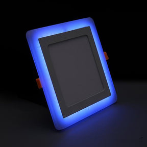 G.W.S LED Wholesale Recessed Square Blue Edge Lit LED Panel Light