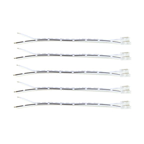 G.W.S LED Wholesale Strip Connectors 1 End Wire Connector For Single Colour LED COB Strip Lights