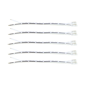 G.W.S LED Wholesale Strip Connectors 1 End Wire Connector For Single Colour LED COB Strip Lights