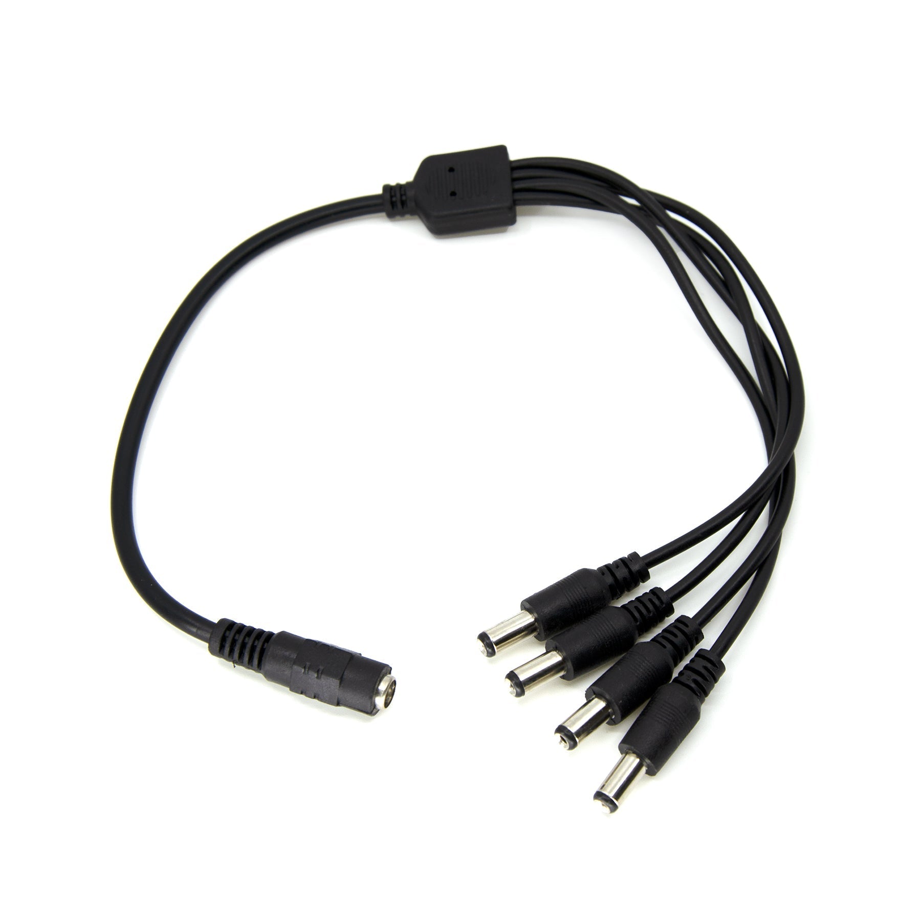G.W.S LED Wholesale Strip Connectors 1 Female to 4 Male 5.5mmx2.1mm DC Power Splitter Cable